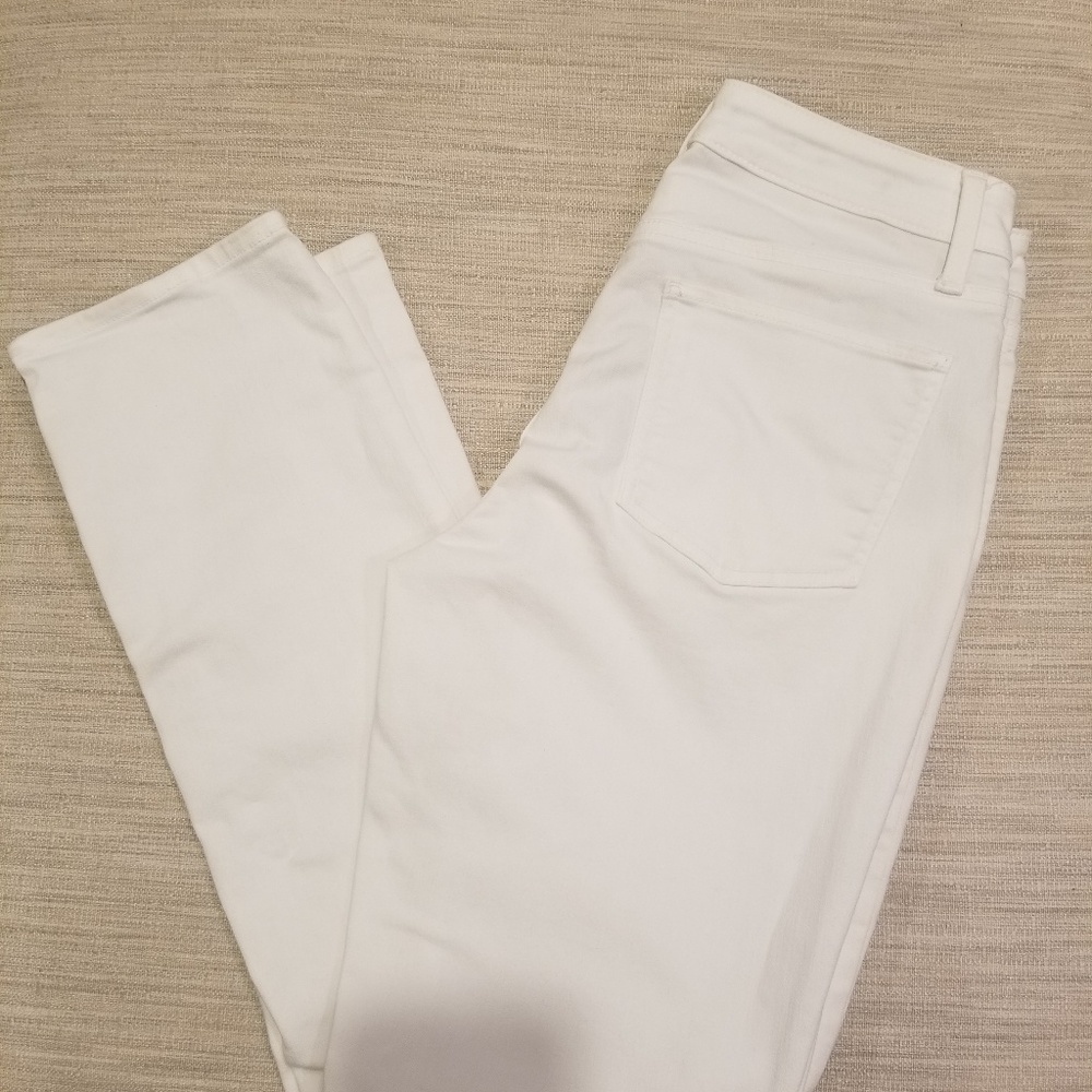 Talbots Flawless Five - Pocket white jeans 6